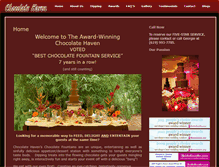 Tablet Screenshot of chocolate-haven.com